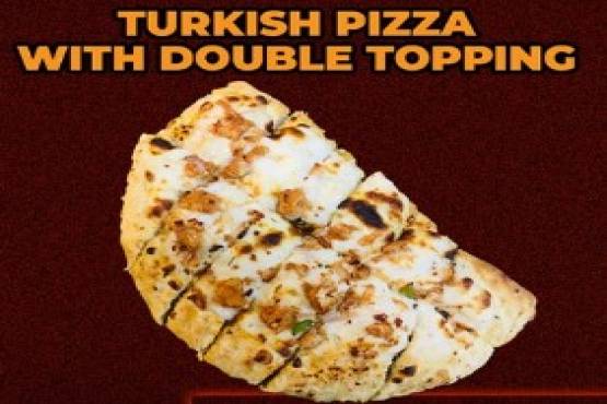 Loaded Turkish Pizza